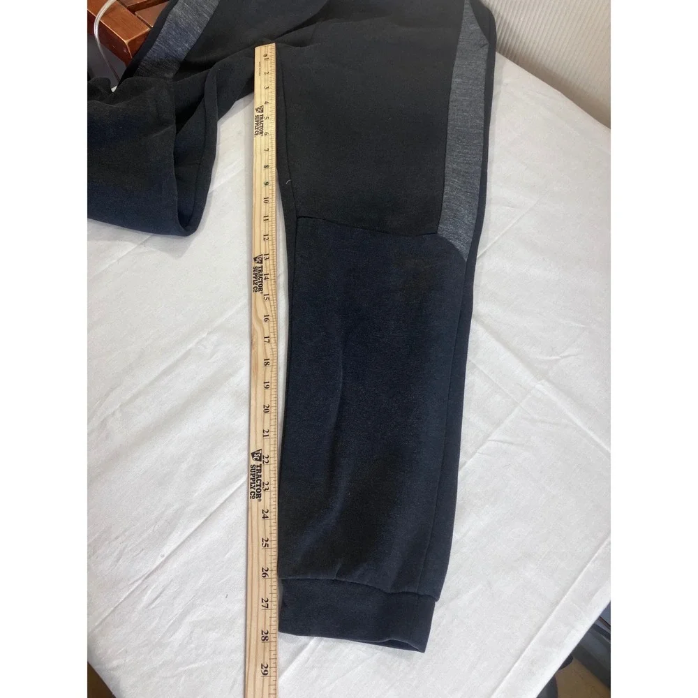 Urban Pipeline Mens Black Heather Gray Jogger Sweatpants Sz. M Drawstring Pocket